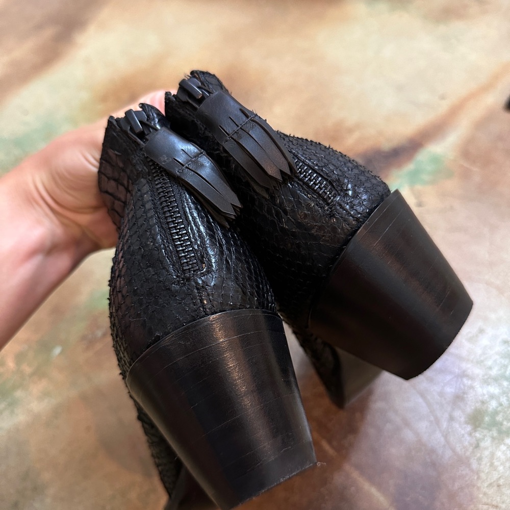 Lucchese Shoes | Lucchese Python Ankle Boots | Co… - image 3